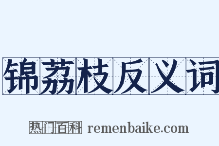 锦荔枝反义词是什么意思的图片